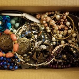 Junk Jewelry Lot 2 lbs